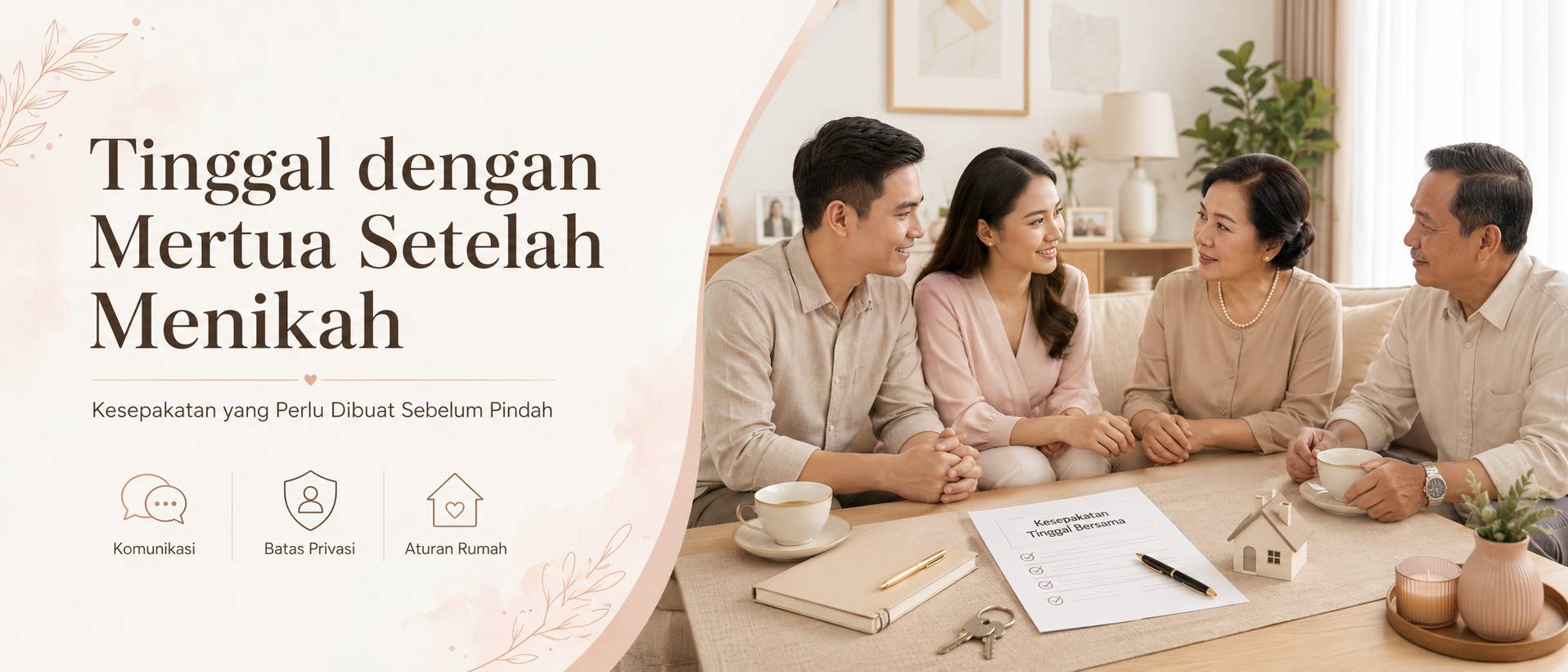 Tinggal dengan Mertua Setelah Menikah: Kesepakatan yang Perlu Dibuat Sebelum Pindah